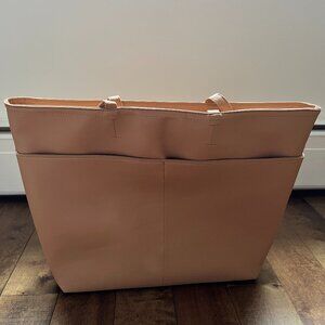 Bon Voyage Beige Brown Large Shoulder Tote Bag with Coin Purse - NWT